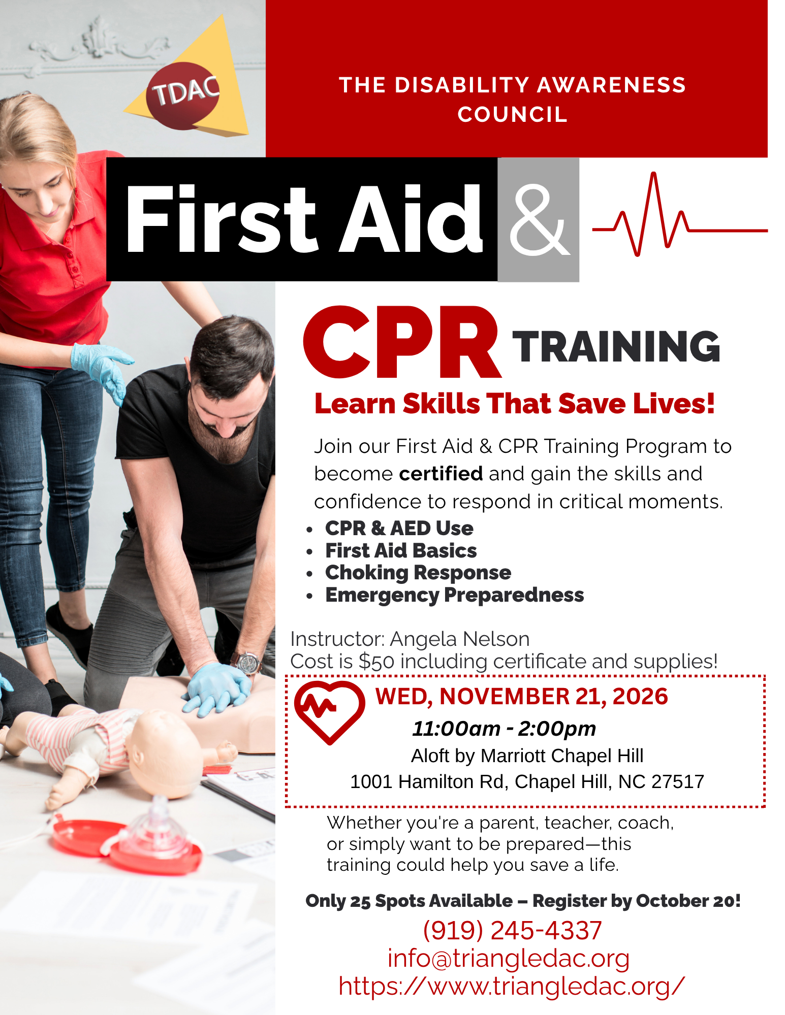 CPR Certificate + Training Nov 21 2026